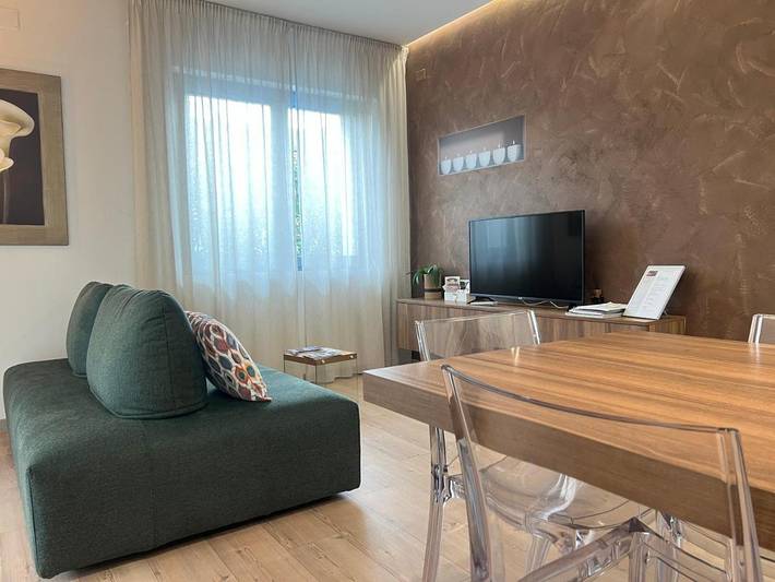 Appartamento per 2 persone, con Terrazza e Giardino nonché Panorama a Agordo