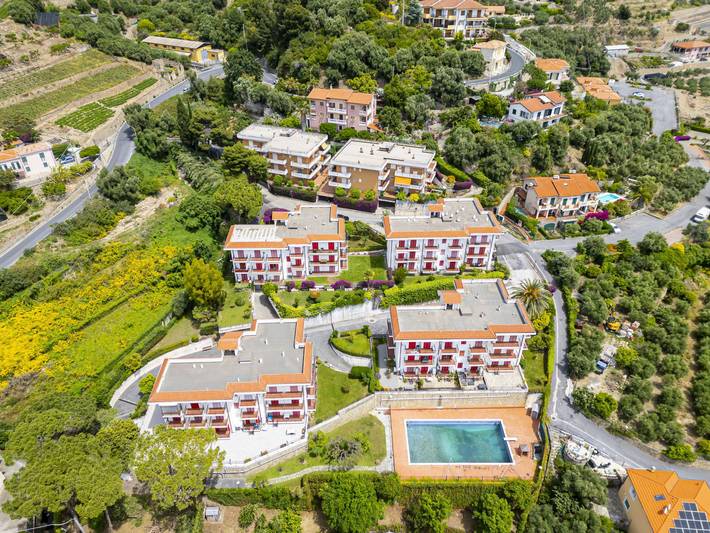 Ferienwohnung für 4 Personen, mit Balkon und Garten sowie Pool in Cipressa - 4