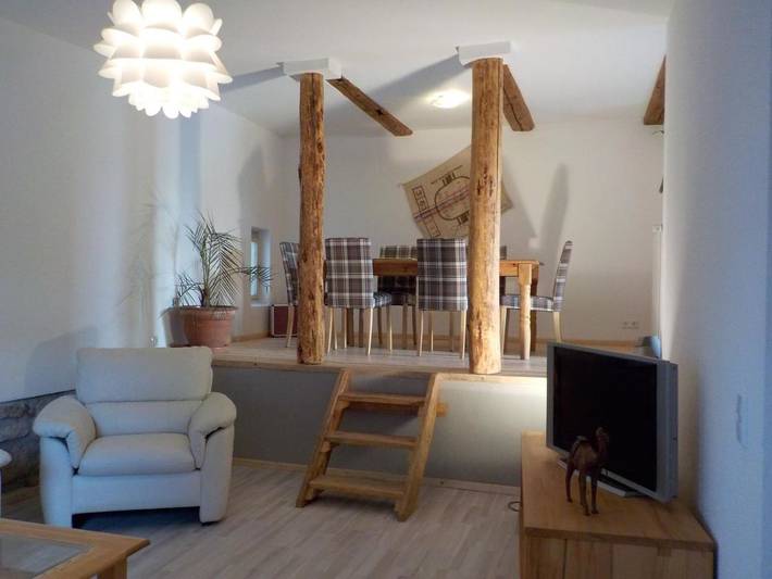 Ferienhaus für 6 Personen, mit Terrasse und Ausblick in Thale