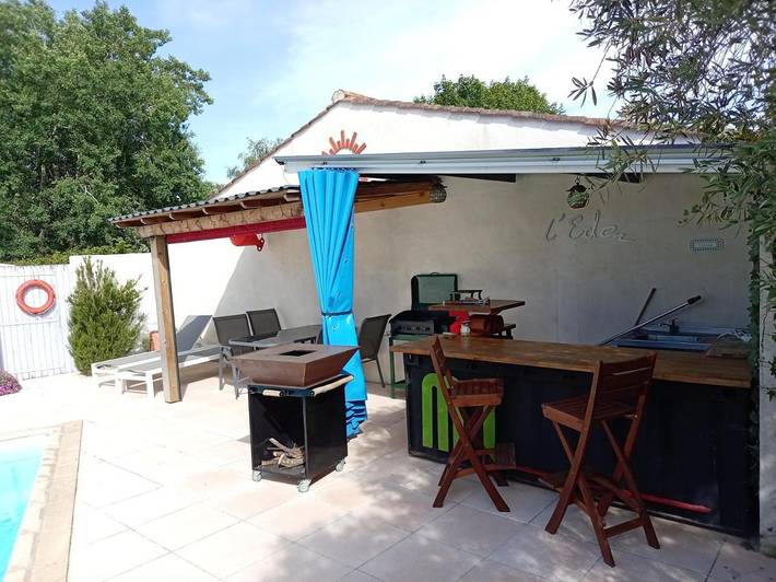 Gîte pour 2 personnes, avec piscine et jardin ainsi que terrasse et sauna à Challans - 3