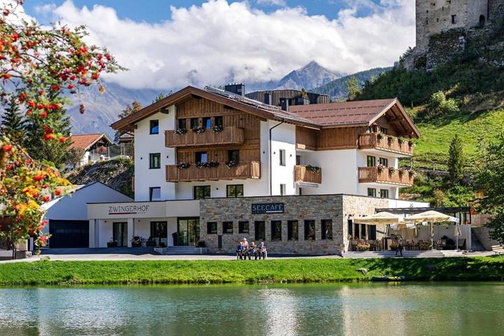 Ferienhaus für 4 Personen, mit Seeblick und Sauna sowie Ausblick und Garten in Ladis - 2