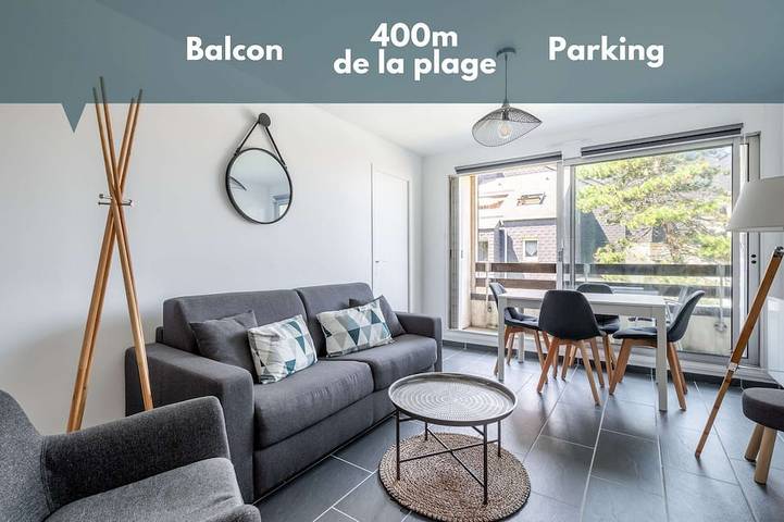 Gîte pour 4 personnes, avec balcon dans Centre Equestre (Courseulles-sur-Mer)