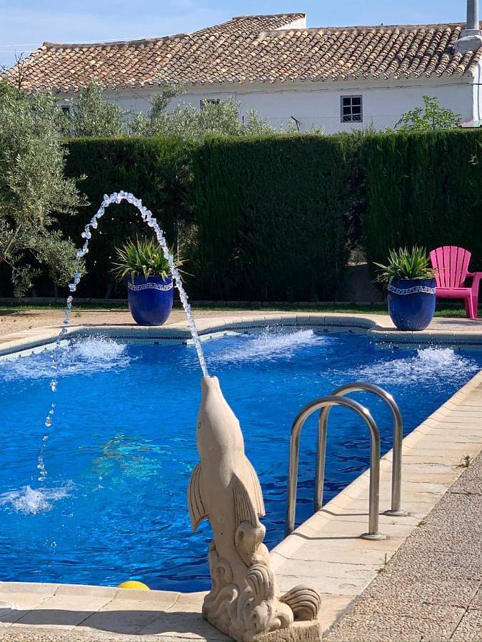 Casa rural con piscina para 14 personas, con vistas además de piscina y jardín, Familias con niños en Comarca de Baza - 2