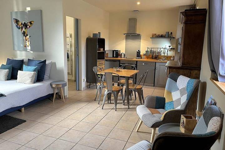 Appartement de vacances pour 2 personnes, avec Terrasse et Jardin