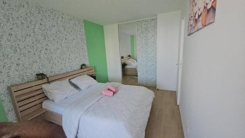Appartement de vacances pour 4 personnes, avec Balcon ainsi que Terrasse et Vue