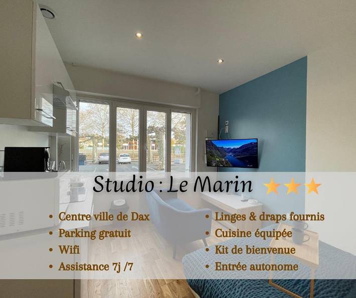 Apartamento para 2 personas, con vistas y jardín en Dax