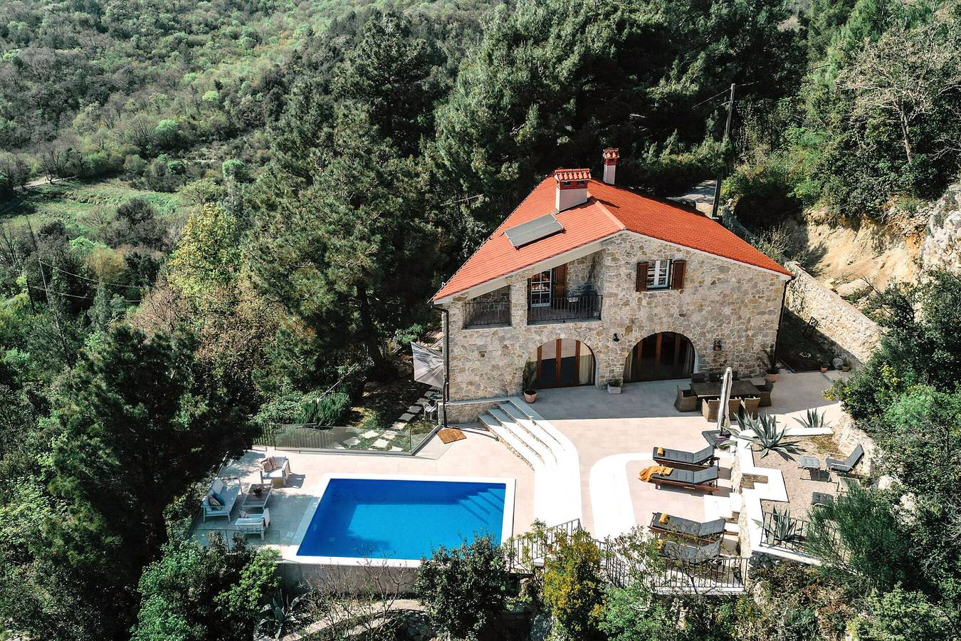 Villa Bogijeva Cliff House, Stunning View - Villa Bogijeva in Labin Stadt, Labin