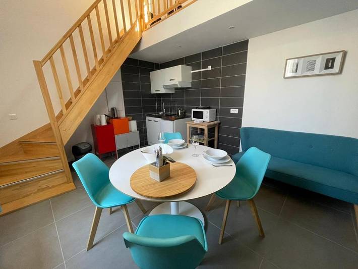 Appartement de vacances pour 2 personnes, avec terrasse et vue