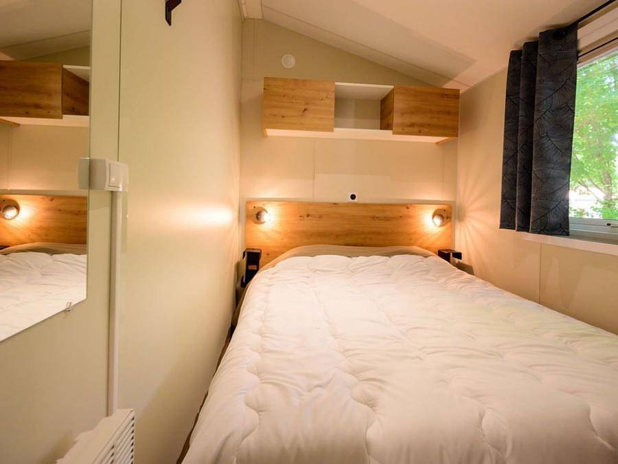 Camping Les Eaux Chaudes - Mobilheim 2 personen - Caprice Grand Confort 1 Zimmer in Digne-les-Bains, Alpes-de-Haute-Provence