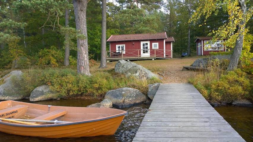 Camping für 4 Personen, mit Terrasse und Garten sowie Sauna in Blekinge