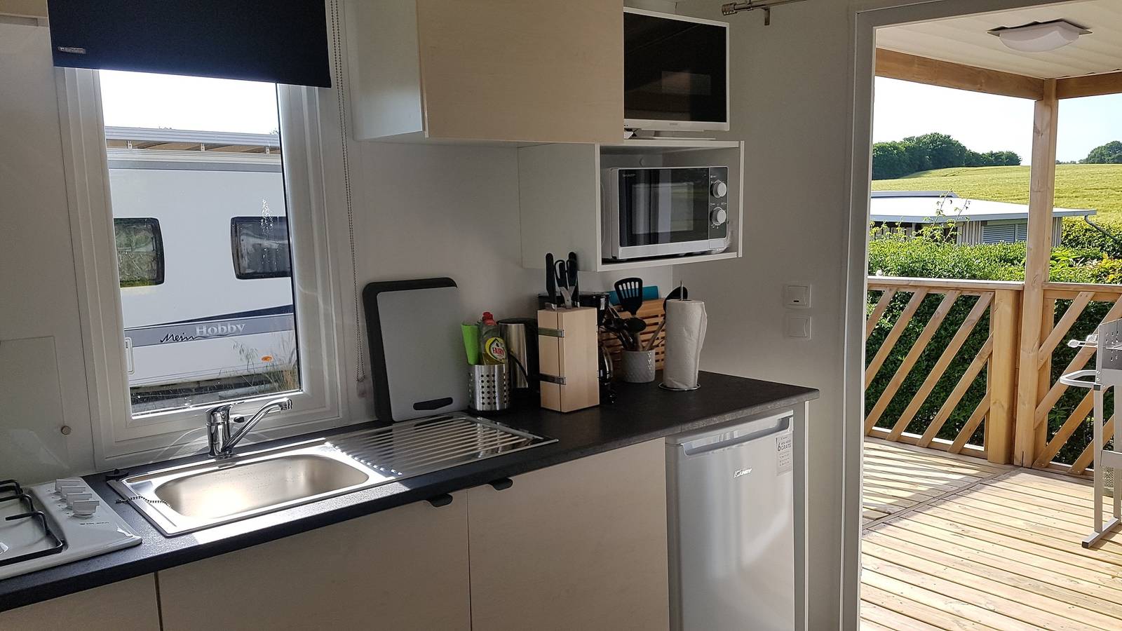 Campingland Ostsee - Mobilheim 016/Weitsicht in Bliesdorf Strand, Schashagen