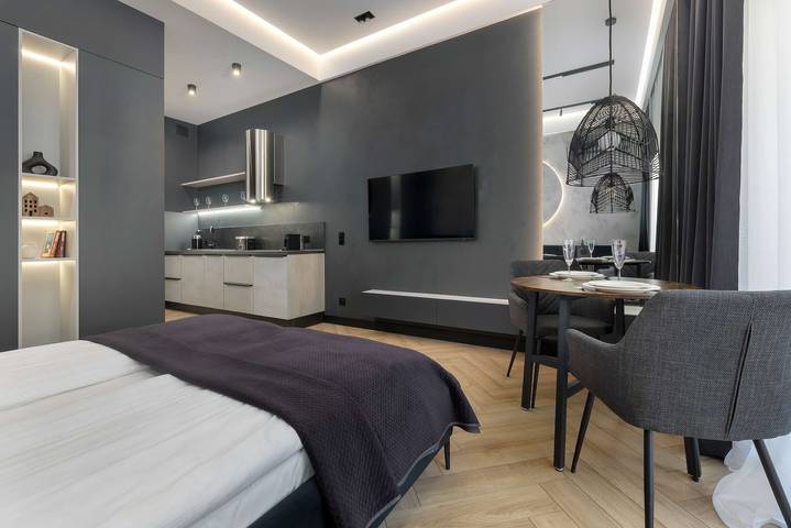 Entire apartment, Modern Studio | Air Conditioning, Parking, Balcony in Wrocław, Lower Silesia