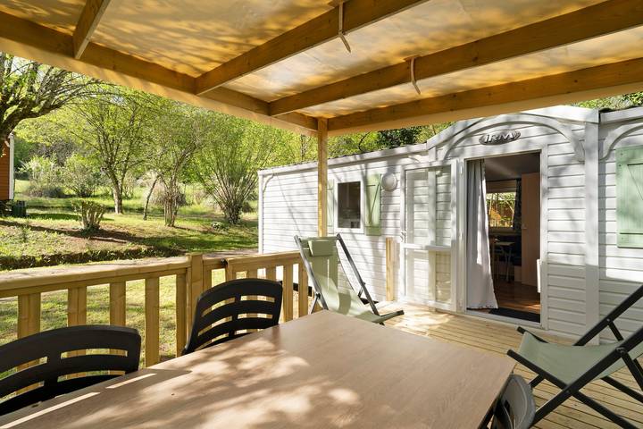 Mobil home pour 4 personnes, animaux acceptés à Saint-Martial-de-Nabirat - 2
