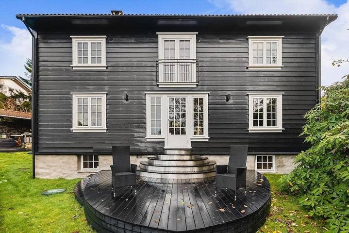 Villa voor 10 personen, met tuin en uitzicht in Bergen
