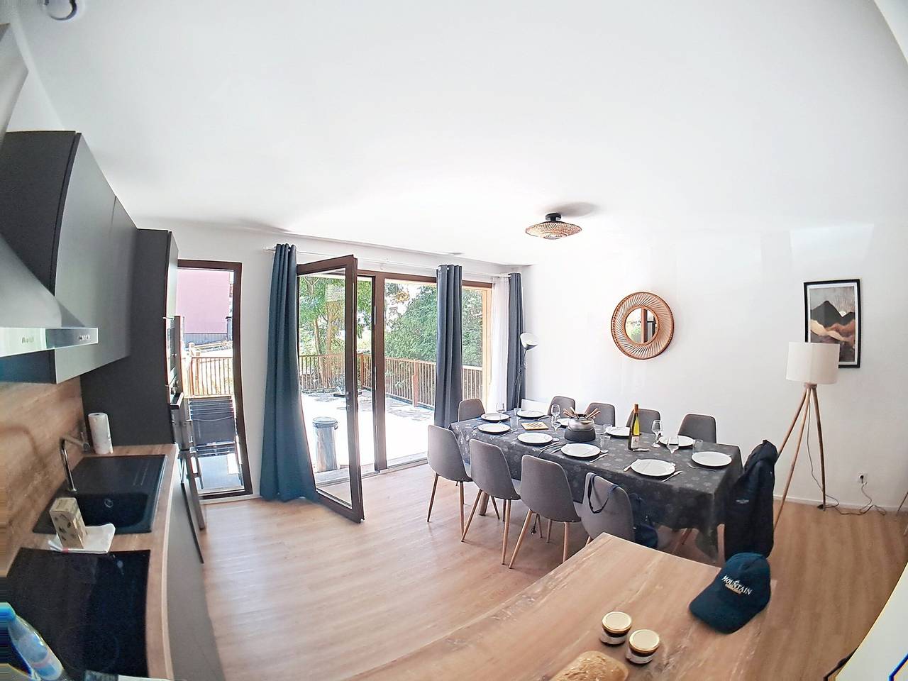 Appartement entier, Confortable appartement 5 pièces aux Deux Alpes, grande terrasse in Vénosc, Les Deux Alpes