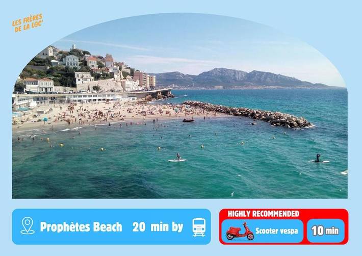 Gîte pour 4 personnes, avec terrasse dans Stade Vélodrome - 4