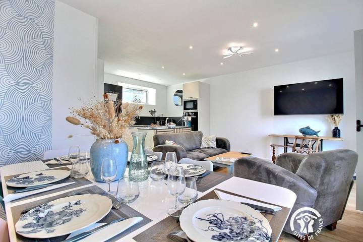 Gîte pour 6 personnes, avec jardin et terrasse dans Ilot De De Saint Cado - 4