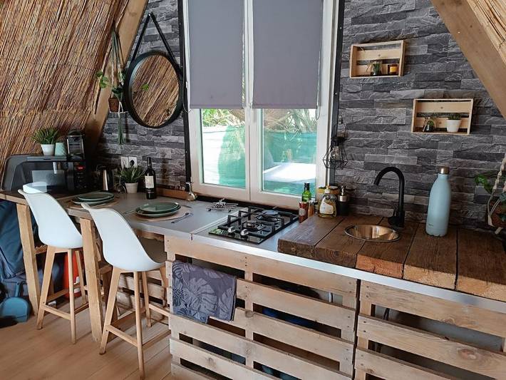 Tente pour 3 personnes, avec vue et jardin, animaux acceptés dans le Finistère - 4