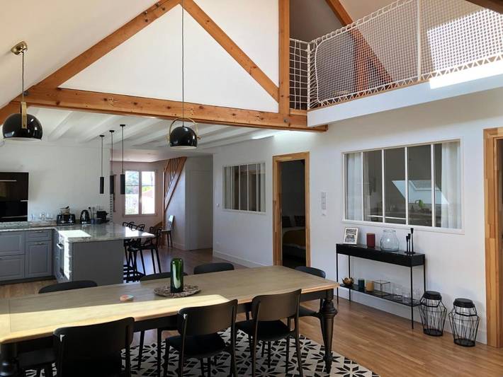 Appartement de vacances pour 6 personnes, avec Terrasse et Jardin ainsi que Piscine et Vue