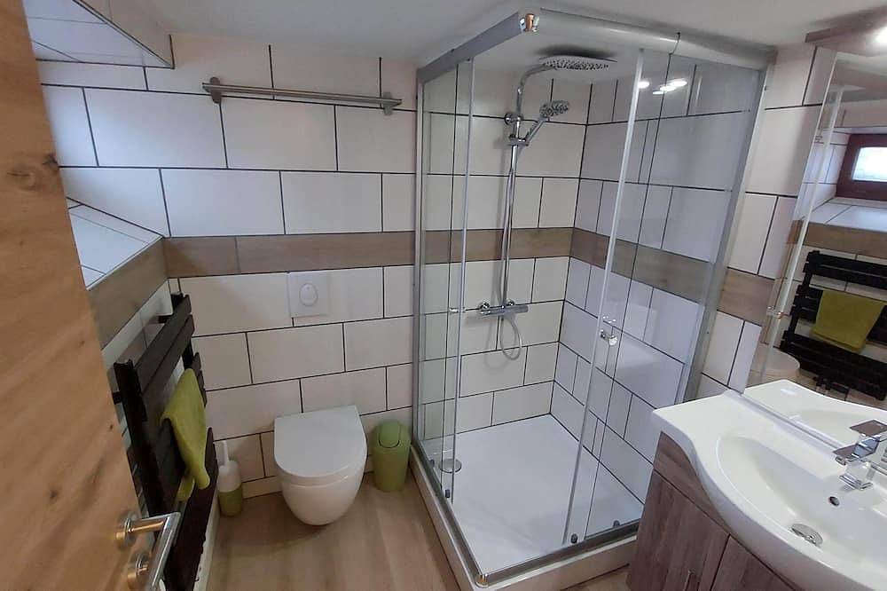 Ganze Wohnung, Economy-Apartment Souterrain (22qm) mit Küche, Smart-Tv und Regendusche in Selb, Oberfranken