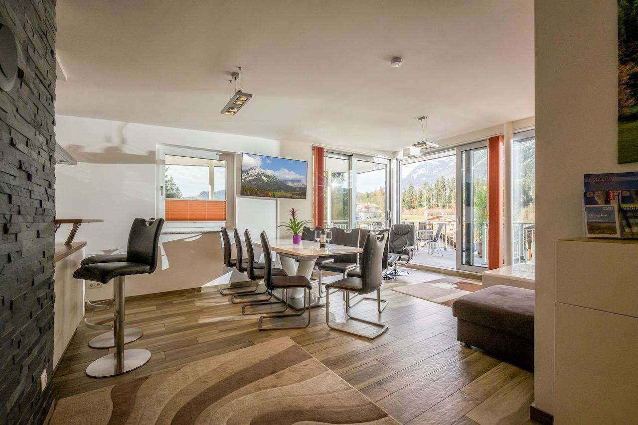 Ganze Ferienwohnung, Panorama Penthouse-Appartement 2 Schlafzimmer in Scheffau am Wilden Kaiser, Kaisergebirge