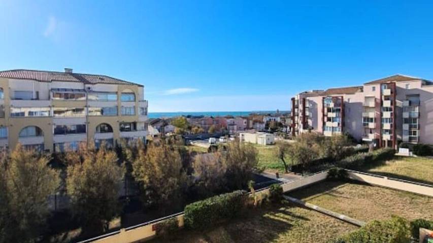 Appartement de vacances pour 7 personnes, avec balcon à Frontignan