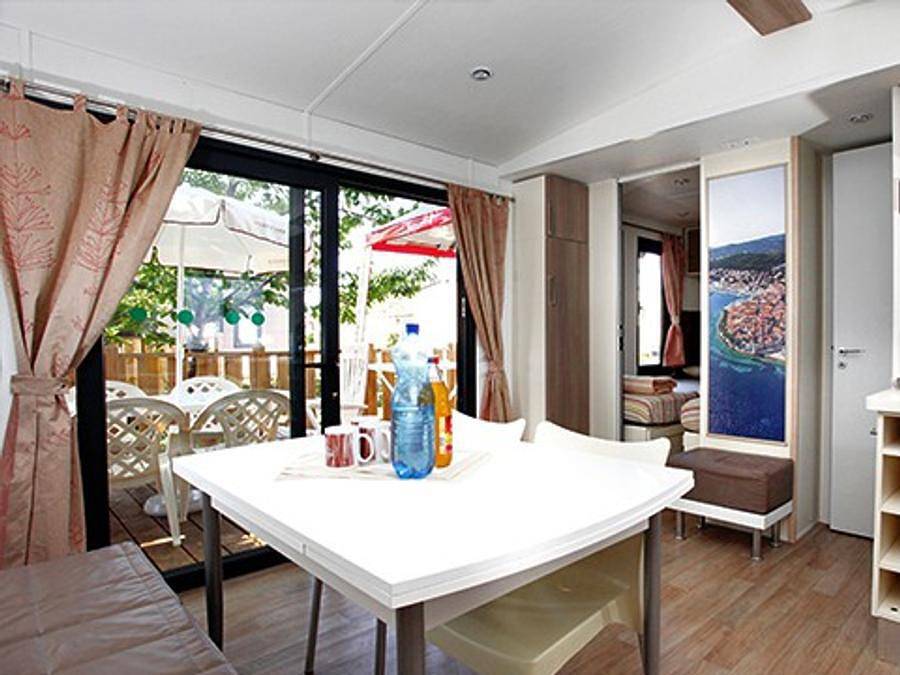 Camping Park Umag - Mobilheim 6 personen - Comfort | 3 Schlafz. | 6 Pers. | Erhöhte Terrasse | Klimaanlage in Karigador, Općina Brtonigla