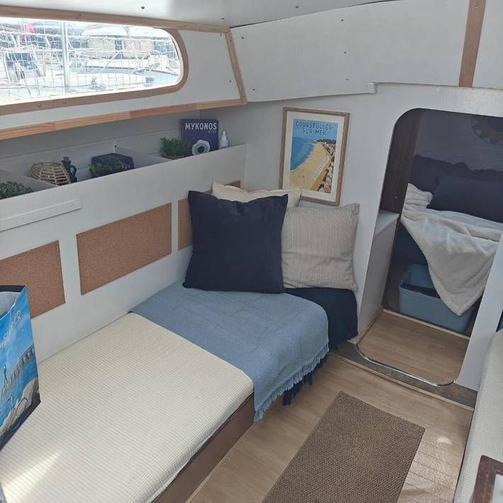 Bateau pour 2 personnes, avec vue et terrasse en Normandie - 4