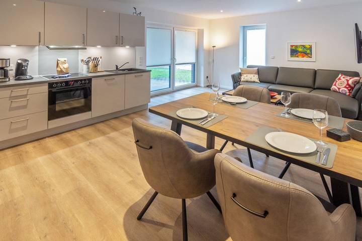 Ferienwohnung für 4 Personen, mit Terrasse und Garten in Norden und Umgebung