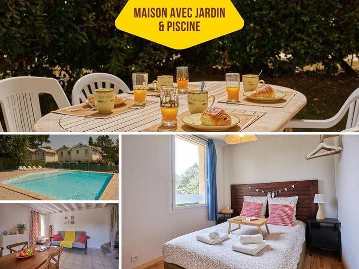 Apartamento para 4 personas, con piscina para niños además de piscina y jardín en Le Verdon-sur-Mer