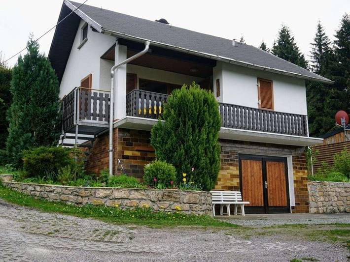 Ferienhaus für 3 Personen, mit Ausblick und Balkon sowie Garten, mit Haustier in Schleusegrund