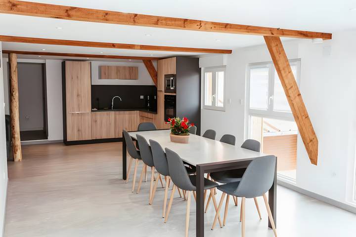 Ferienhaus 'Gîte La Grange De Liz&el' mit privater Terrasse, WLAN und Klimaanlage in Osthouse, Region Sélestat-Erstein