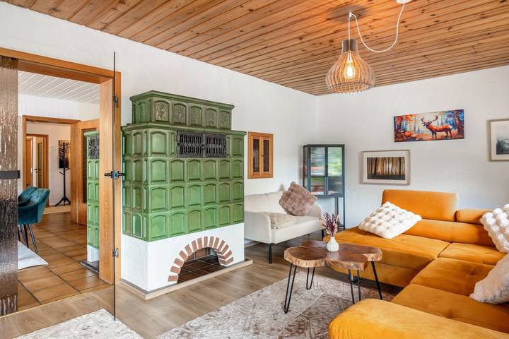 Ganze Wohnung, Hundefreundliches Apartment Anni's Waldloge im Luftkurort mit Terrasse in Schramberg, Mittlerer Schwarzwald