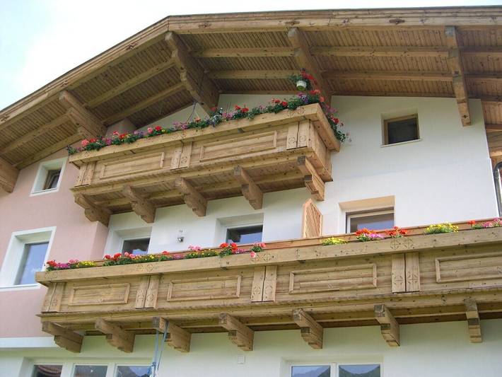 Ferienhaus für 5 Personen, mit Balkon und Garten