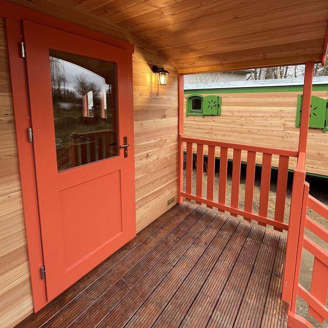 Entire holiday apartment, Zauberwagen aus Fichtenholz mit eigenem Wc in Uelzen, Landkreis Uelzen