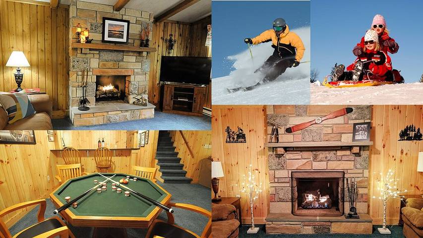 Vacation rental for 10 people, with yard in Pocono Mountains