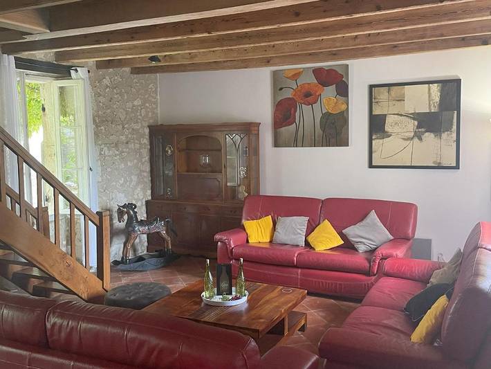 Maison de vacances pour 10 personnes, avec jardin ainsi que terrasse et piscine