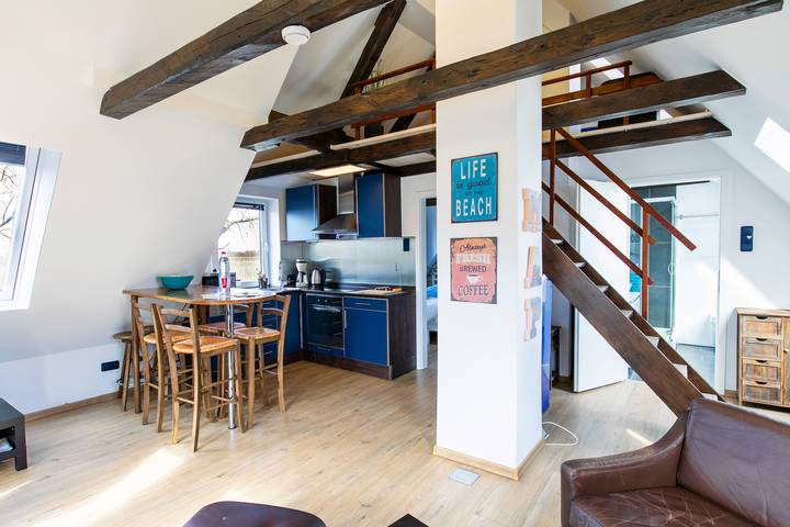Ferienwohnung für 4 Personen, mit Balkon und Terrasse sowie Garten und Ausblick in Hollern-Twielenfleth - 3