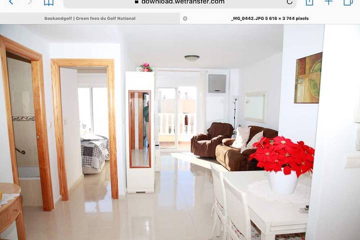 Ganze Wohnung, 2 Schlafzimmer in der obersten Etage + 90m2 privates Solarium in Gollerón (La Manga), Cartagena
