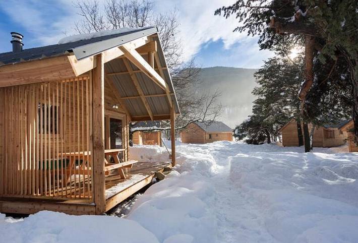 Camping voor 5 personen, met Terras in Vanoise Nationaal Park