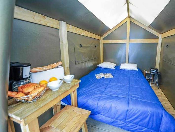 Camping Le Vieux Port - Tienda de lona y madera 2 personas - Duo - Sin instalaciones sanitarias in Messanges, Côte d’Argent