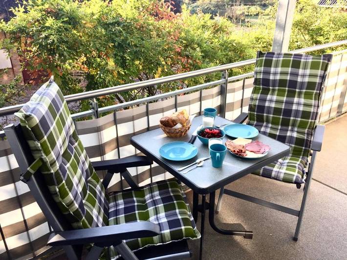 Ferienwohnung für 4 Personen, mit Balkon und Terrasse sowie Ausblick in Lichtenhagen - 2