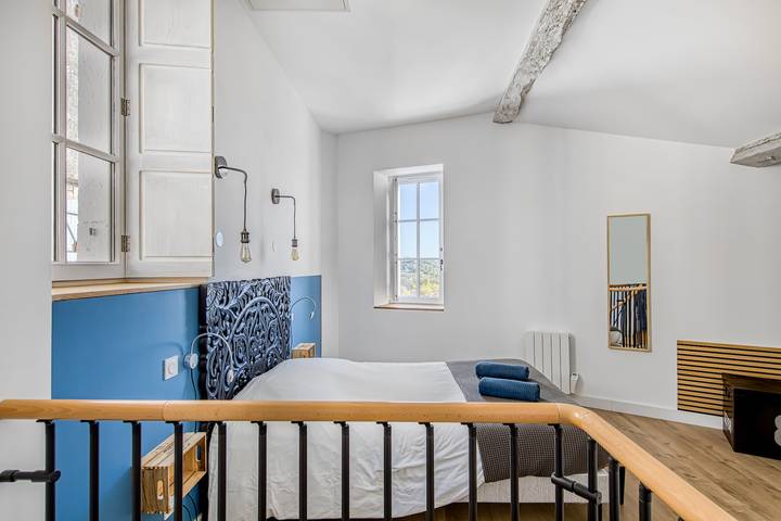 Appartement entier, Appartement 'Bellevue' avec Wi-Fi et climatisation in Bourg, Région de Blaye
