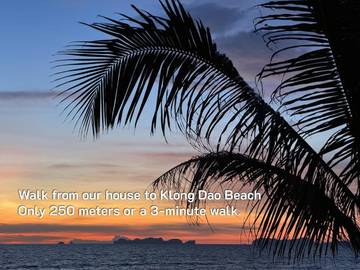 Location de vacances pour 3 personnes, avec jardin et vue dans Koh Lanta