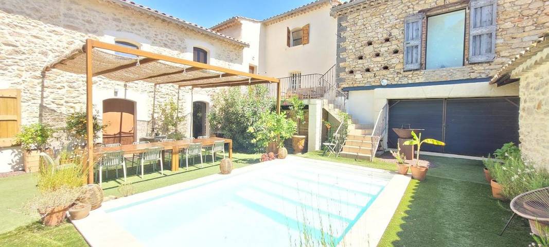 Location de vacances pour 10 personnes, avec jacuzzi et sauna ainsi que piscine et jardin à Saint-Christol-lès-Alès - 3