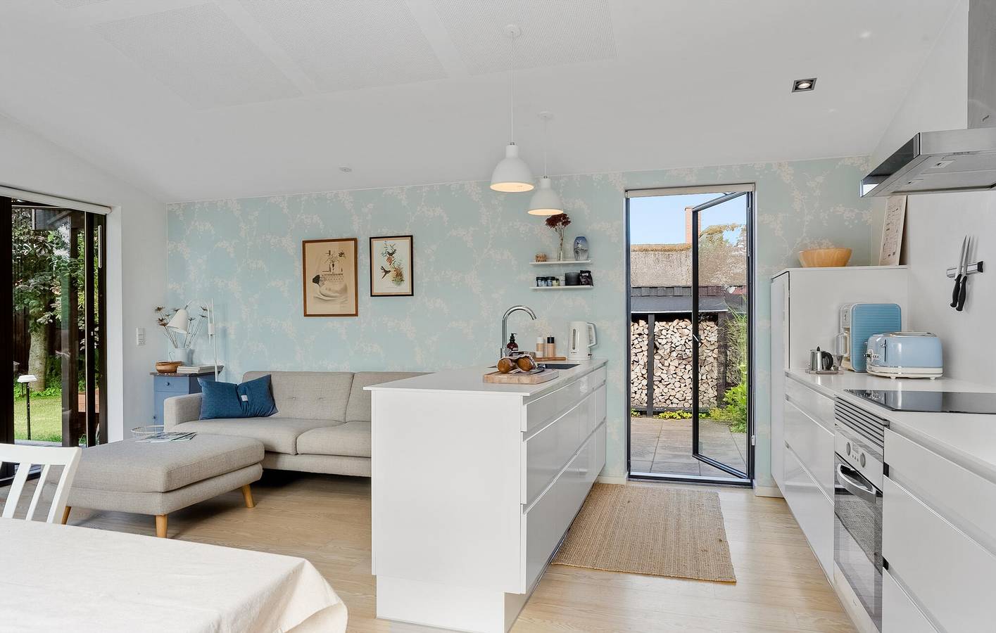 Ferienhaus für 6 Personen mit Terrasse in Høll, Børkop