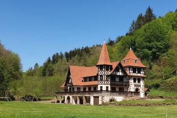 Location de vacances pour 12 personnes, avec jardin ainsi que piscine et sauna à Lohr (homonymie)