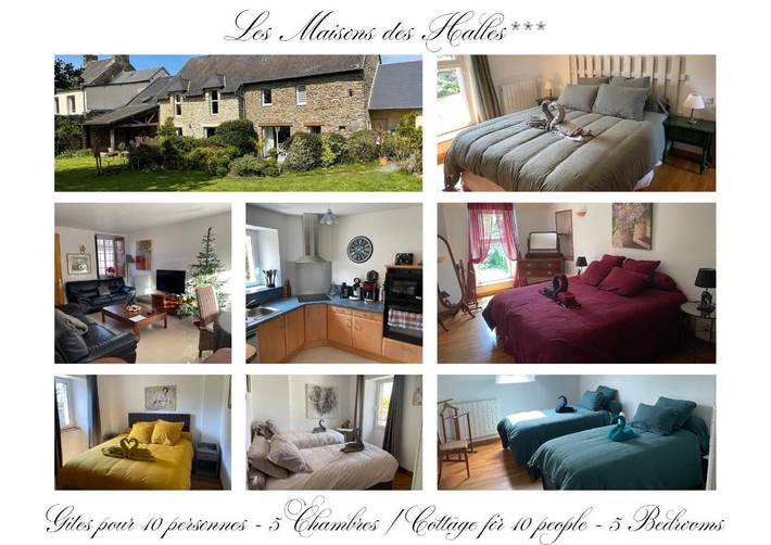 Location de vacances pour 10 personnes, avec jardin à Cerisy-la-Forêt - 2