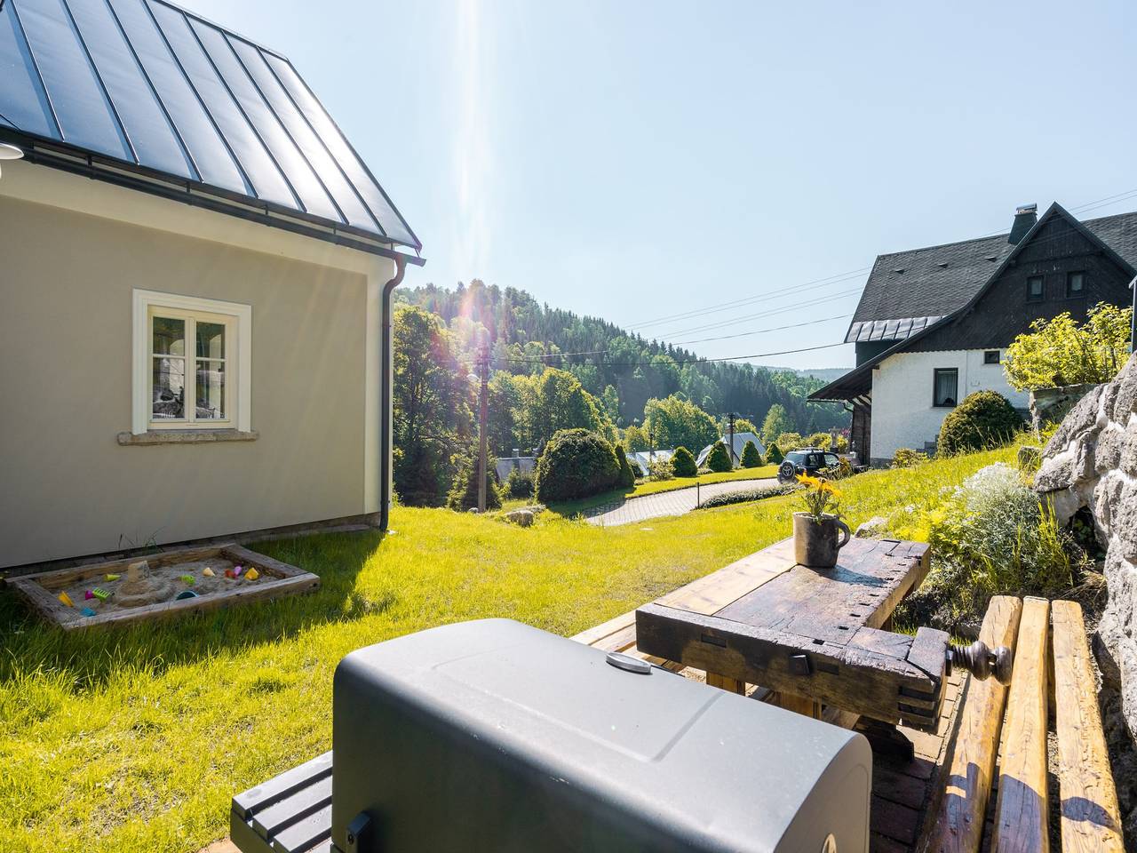 Villa in Böhmen mit Sauna in Desná, Region Liberec