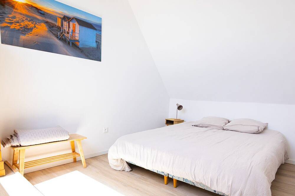 Ferienhaus-Familie-Village côtier-Meerblick-Ensuite mit Badewanne und Dusche in Audresselles, Boulogne-sur-Mer und Umgebung